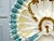 Antique Longchamp Majolica Asparagus Plate: French Barbotine Shell Motif For Sale - Image 6 of 15