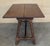 20th Century Spanish Console Fold Out Farm Table with Wood Stretcher For Sale - Image 17 of 18