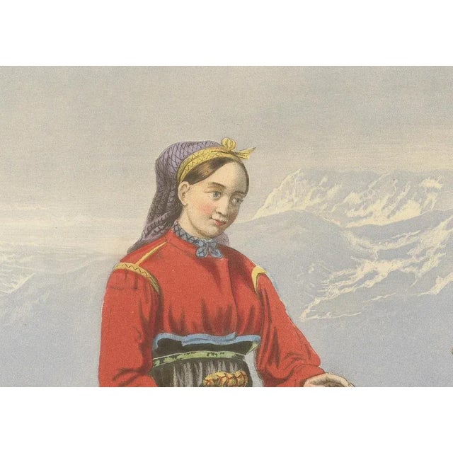 Norwegian Costume, 1860s, Paper For Sale - Image 4 of 10