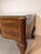 Antique Chippendale Burr Walnut Partners Desk with Glass Top For Sale - Image 3 of 8