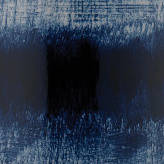 Coastal Jamie Young Batik Table Lamp with Linen Shade, Large For Sale - Image 3 of 7