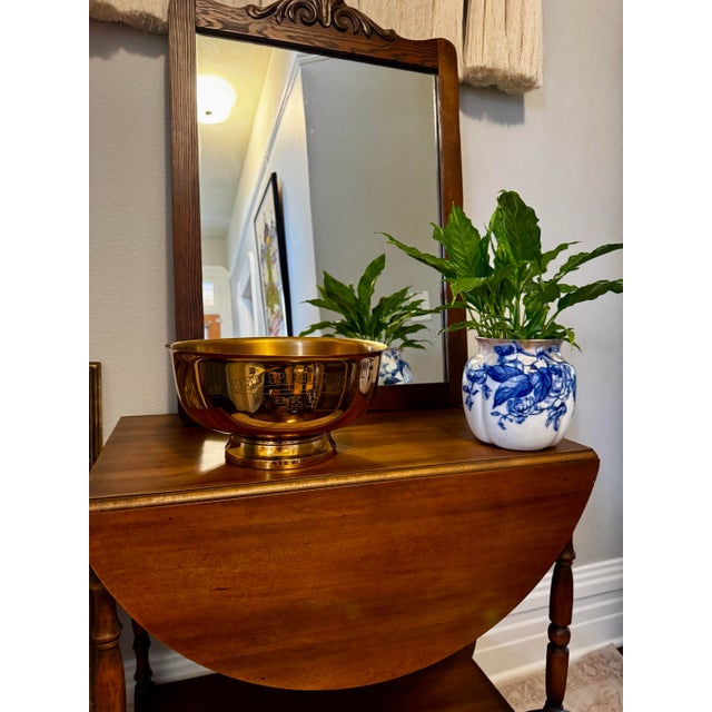 1955 Engraved Sporting Dog Trophy Bowl by Dodge Inc., Brass, Mid-Century For Sale - Image 10 of 10