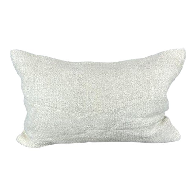 16 x 24 Hemp Pillow Turkish Cushion Natural White Pillow Cushion Cover For Sale