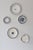 Wall Plates in Bleu and White Earthenware, 1950s, Set of 5 For Sale - Image 9 of 10