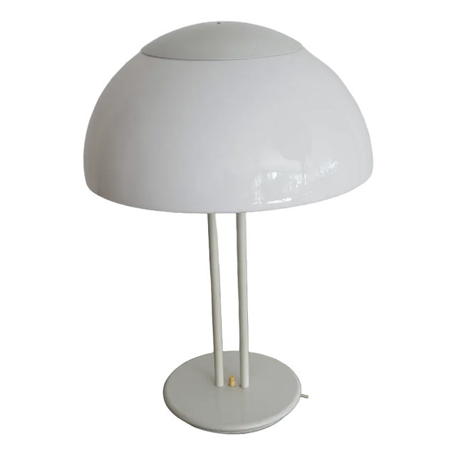 Vintage White Table Light, 1960s For Sale