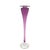 Young & Constantin Young & Constantin Signed Ruby Glass Trumpet Bud Vase Ribbed Studio Art 13" For Sale - Image 4 of 10