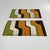 Modern Italian Rectangular Rugs with Wavy Decorations in Green and Orange, 1970s, Set of 2 For Sale - Image 9 of 18