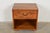 An exceptional Mid-Century Modern Campaign oak nightstand or end table By Henredon, "Artefacts" Collection USA, Circa...