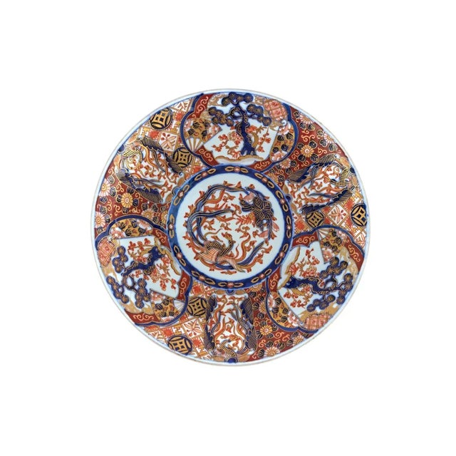 Antique Japanese Imari Charger, 1900 For Sale - Image 9 of 9