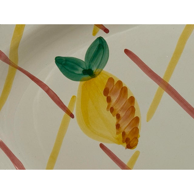 Pottery Barney Sunnyside Ceramic Platter For Sale In New York - Image 6 of 10