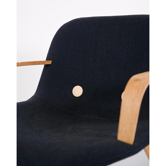 Wood Vintage Danish Model EJ 3 Lounge Chair in Oak by Erik Jørgensen, 1990s For Sale - Image 7 of 10