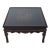 1960s Black Chinoiserie Coffee Table For Sale