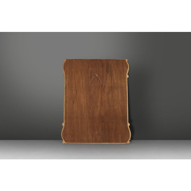 Mirror in Resin with Golden Ornaments and Smoked Mirror Glass Panels, Belgium, 1950s For Sale - Image 9 of 11