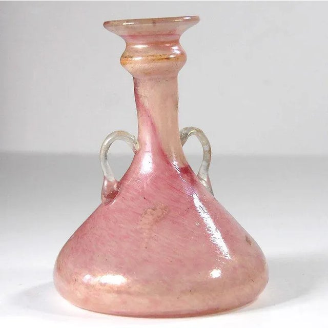 Vintage Hand Blown Art Glass Scavo Vases from Cenedese, 1970s, Set of 2, in Very Good conditions. Designed 1970 to 1979...