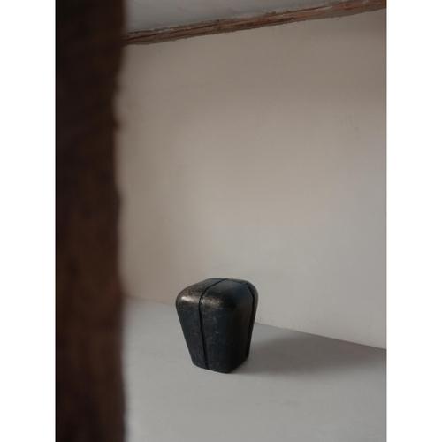 Ritual, unique side table in hemp crete by lucas tyra morten edition: a collection of 60, all unique dimensions: w 40 x d...