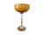 Vintage Rare Butterscotch Empoli Glass Snifter Goblet Carafe Italian Italy 1960s For Sale In Palm Springs - Image 6 of 8
