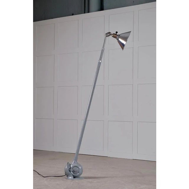 1940s Industrial Triplex Wall Lamp attributed to Johan Petter Johansson, Sweden, 1940s For Sale - Image 5 of 12