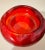 Red Vintage Red Italian Murano Ashtray With Controlled Bubble, Circa 1950’s For Sale - Image 8 of 8