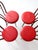 Vintage Mid-Century ZPM Radomsko Bentwood Dining Chairs Set of 4 With Red Seats For Sale - Image 4 of 18