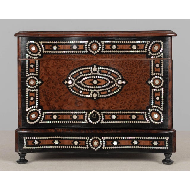 19th Century French Marquetry Tantalus Cordial Decanter Set - Set of 11 For Sale In Orlando - Image 6 of 18