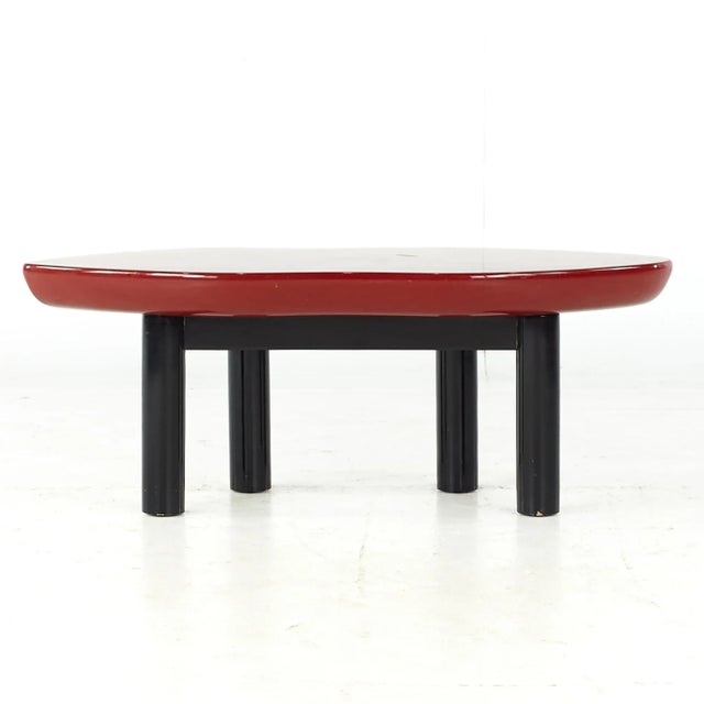 Mid-Century Modern Jay Spectre Mid Century Joan Crawford Lips Coffee Table For Sale - Image 3 of 11