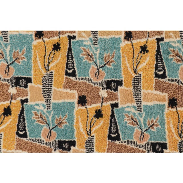 Mid-Century Modern Vintage Zeki Müren Rug With Polychromatic Geometric Patterns, From Rug & Kilim For Sale - Image 3 of 8