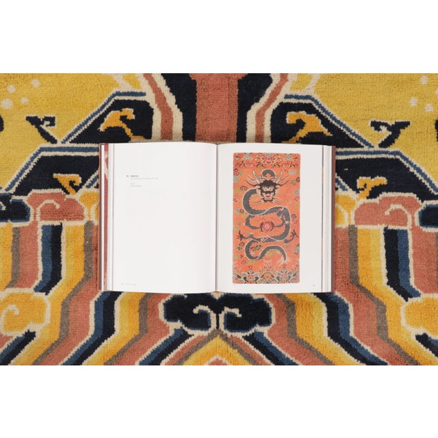 Textile Antique Chinese Ningxia Pillar Runner With Imperial Dragon Motif - Rug & Kilim For Sale - Image 7 of 9