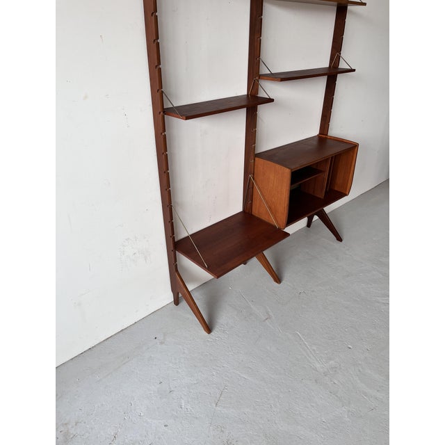 1950s Scandinavian Modular Bookcase by John Texmon, 1950s For Sale - Image 5 of 12