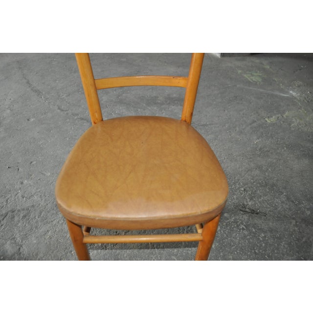 1960s Hungarian Leatherette Dining Chair, 1960s For Sale - Image 5 of 11