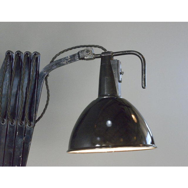 Large Scissor Lamp by Wilhelm Bader, 1930s For Sale - Image 3 of 8