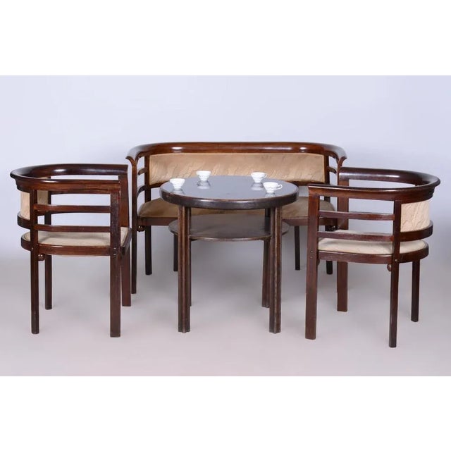 Art Deco Small Table attributed to J. Hoffmann for Wiener Werkstätte, Czech, 1910s For Sale - Image 10 of 11