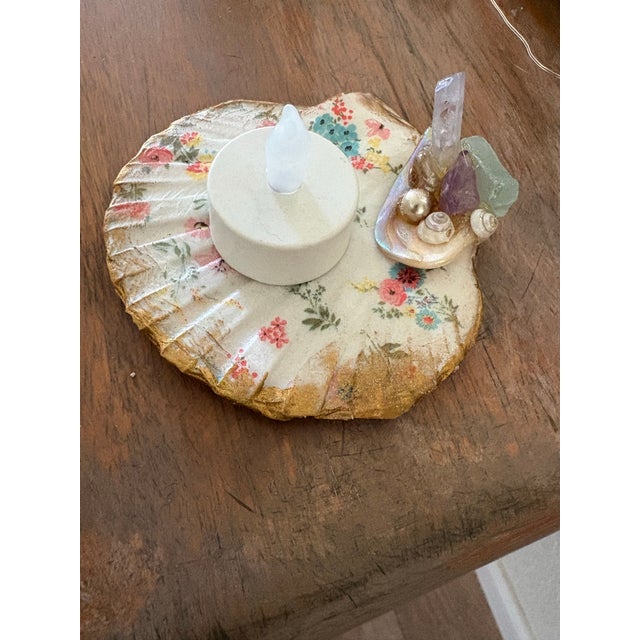 2010s Natural Handcrafted Shell Trinket Tray For Sale - Image 5 of 7