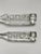 Mid 20th Century Pressed Clear Glass Serving Utensils- a Pair For Sale - Image 4 of 13