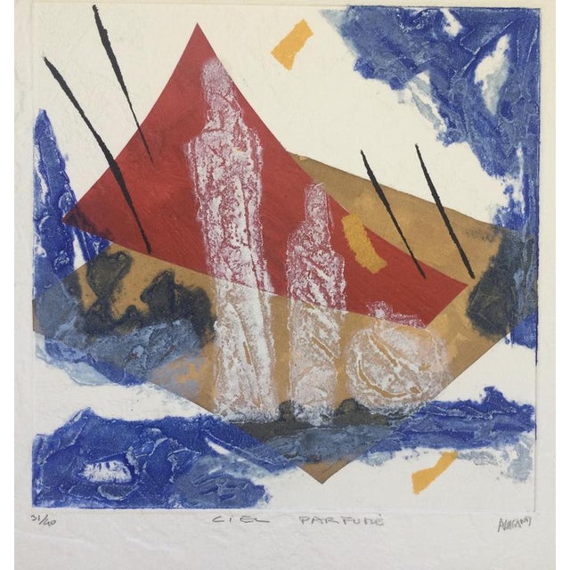Bernard Alligand, Perfumed Sky, 2003, Carborundum Engraving For Sale - Image 5 of 7