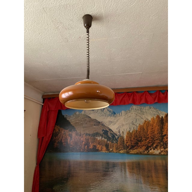 Mid-Century Modern Hungarian Pendant Light, 1960s For Sale - Image 4 of 6