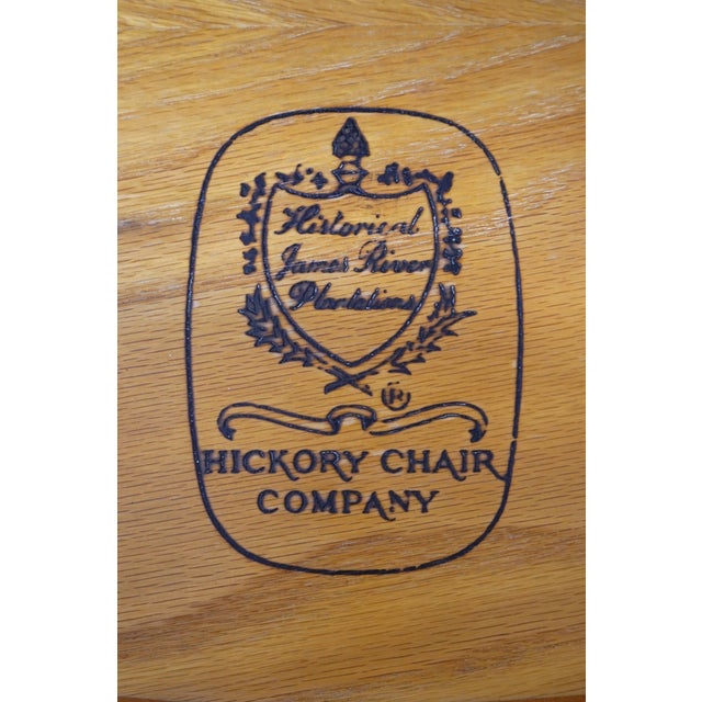 Hickory Chair Mahogany Serpentine Front Carved Chest For Sale - Image 17 of 17
