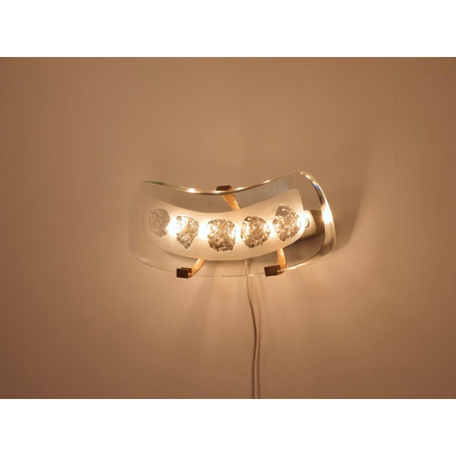 1950s Wall Lights Model 1598 attributed to Max Ingrand for Fontana Arte, Italy, 1956, Set of 2 For Sale - Image 5 of 13
