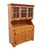 Ethan Allen Ethan Allen Heirloom Nutmeg Maple Colonial Early American 47" Buffet W. China Hutch 10-6018 / 10-6036 For Sale - Image 4 of 18