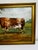 Victorian Victorian British Shorthorn Bull Pastoral Oil Painting in Gilt Frame c.1890 in the Manner of William Ward For Sale - Image 3 of 18