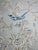 Soft Grey Peacock Chinoiserie Mural | 5-Panel Hand-Painted Floral Wallpaper For Sale - Image 4 of 5