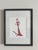 Illustration Late 20th Century Original Signed Fashion Illustration by Guillermo Meraz - Glamorous Evening Gown, Framed For Sale - Image 3 of 4