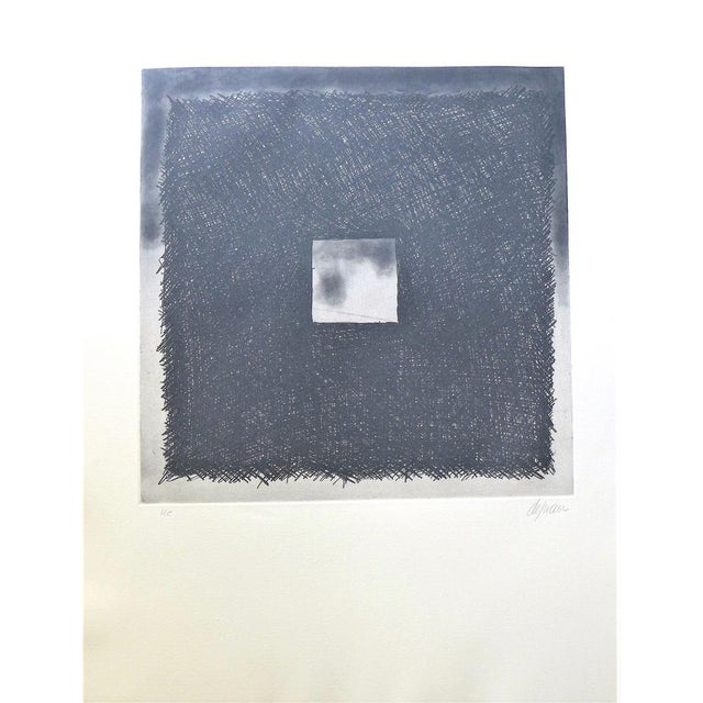 Ronaldo De Juan (1930-1989) Cuadrado gris, 1983 Engraving Hand signed and justified Edited and printed by Poligrafa,...