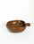 Charming French teak catchall tray dating from the 1960s. Carved in the shape of an apple, the piece features a deep,...