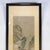This elegant vintage Chinese painting depicts a refined garden pavilion scene set within a serene mountainous landscape,...