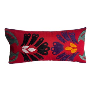 1900s Antique Suzani Pillow For Sale