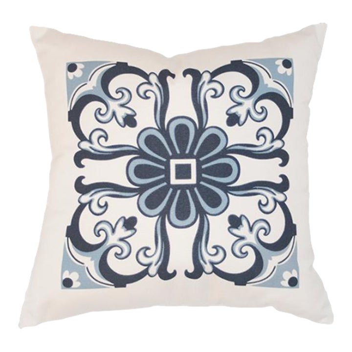 Sunbrella Blue Delft Pillow Chairish