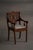 Danish Folk Art Armchair in Oak with Lambswool Seat, 1930s For Sale - Image 3 of 18