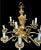 Hollywood Regency Mid Century Chandelier Heavy Brass Gold Plated Gilt Twelve 12 Arms Lights Scroll For Sale - Image 3 of 12