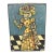 Vintage Mexican Day of the Dead Folk Art Painting For Sale