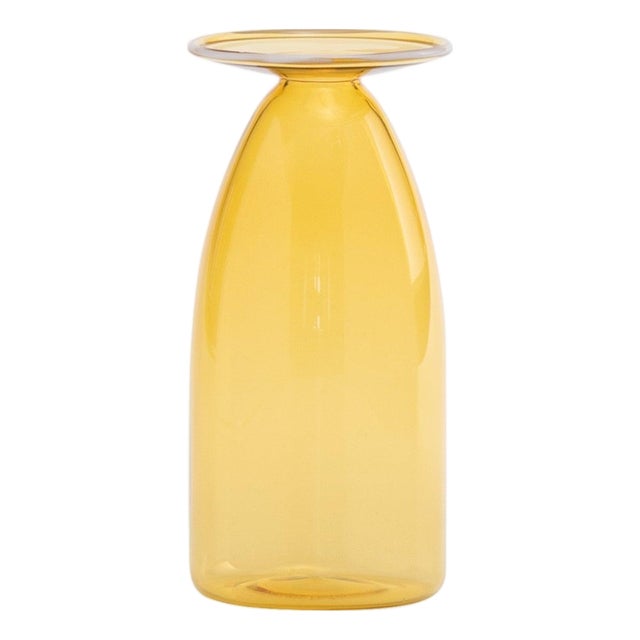 Un Fiore Vase 22 - Golden Yellow For Sale